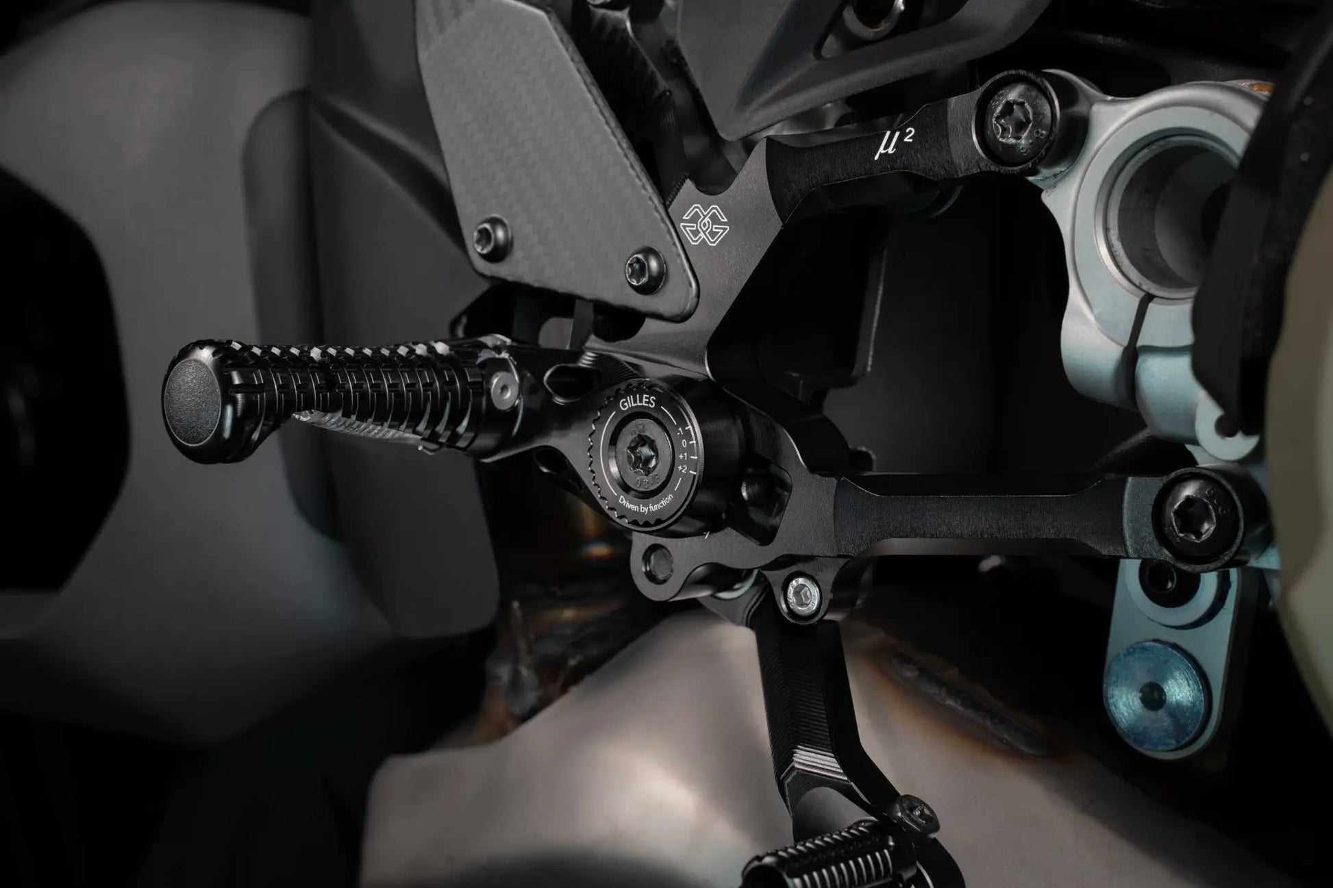 Gilles Tooling MUE2 Motorcycle Rearset System