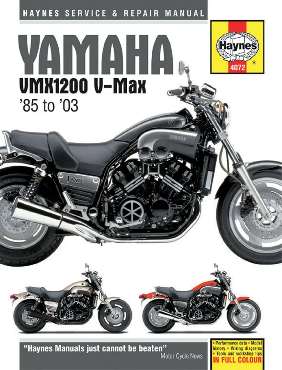 Haynes V-MAX Motorcycle Repair Manual for Yamaha V-Max