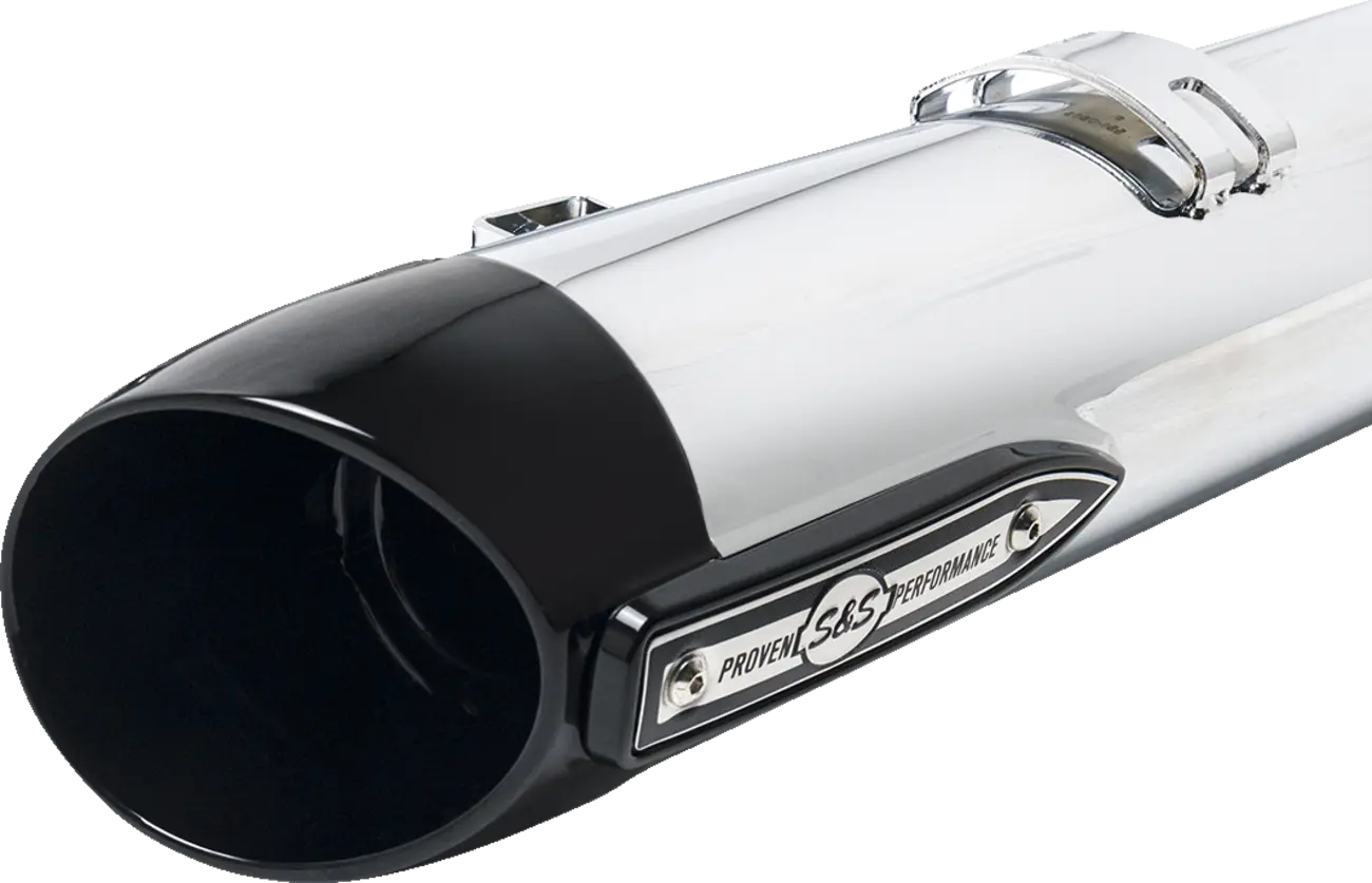 S&S Cycle 4" Broadhead Slip-On Schalldämpfer - Chrom
