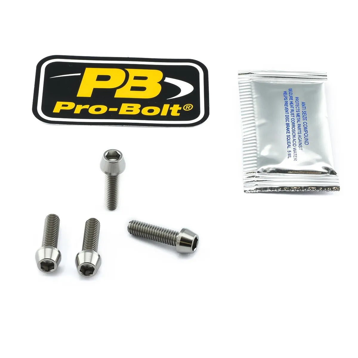 Pro Bolt Titanium Brake & Clutch Lever Pinch Bolt Kit