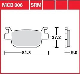 Trw All Round Sintered Metal Brake Pads