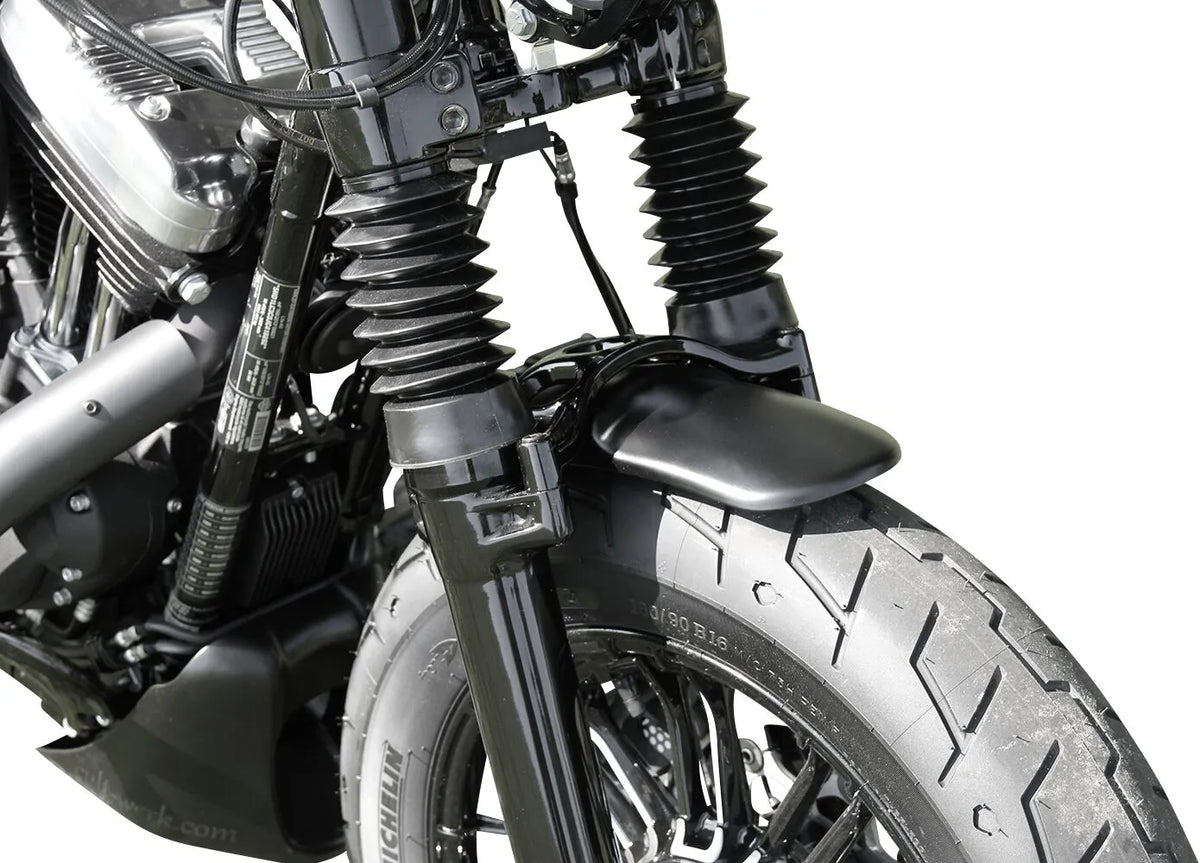 Cult Werk Bobber Front Fender Black for HD Forty-Eight
