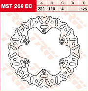 Trw Ec Cross Design Bremsscheibe - Hinten