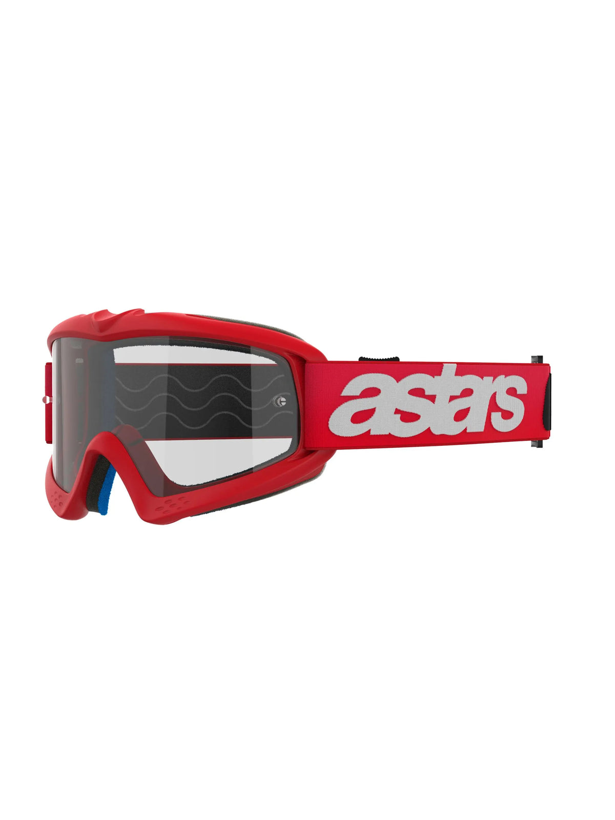 Alpinestars Youth Vision Blaze Goggle Red Clear