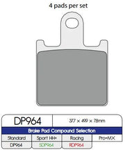 DP Brakes Standard Sintermetall Bremsbeläge - Vorne