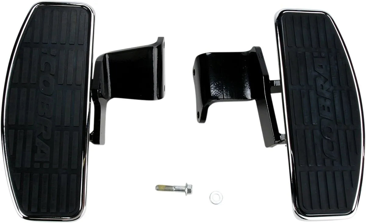 Cobra Classic Floorboard Kit - Chrome & Black