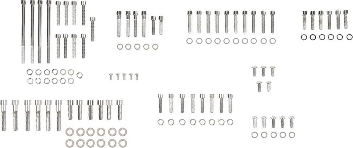 Drag Specialties Smooth Motor Bolt Kit for Harley Davidson Dyna