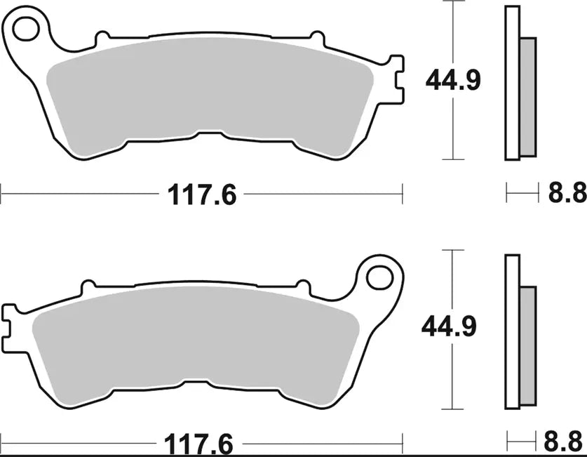 Brembo La Prime Line Sintered Metal Brake Pad
