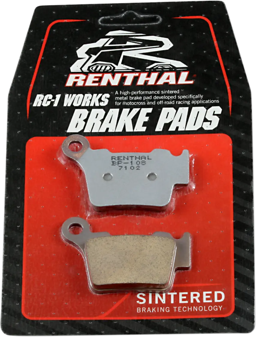 Renthal Rc-1 Works Bremsbeläge Für Motocross - Hinten