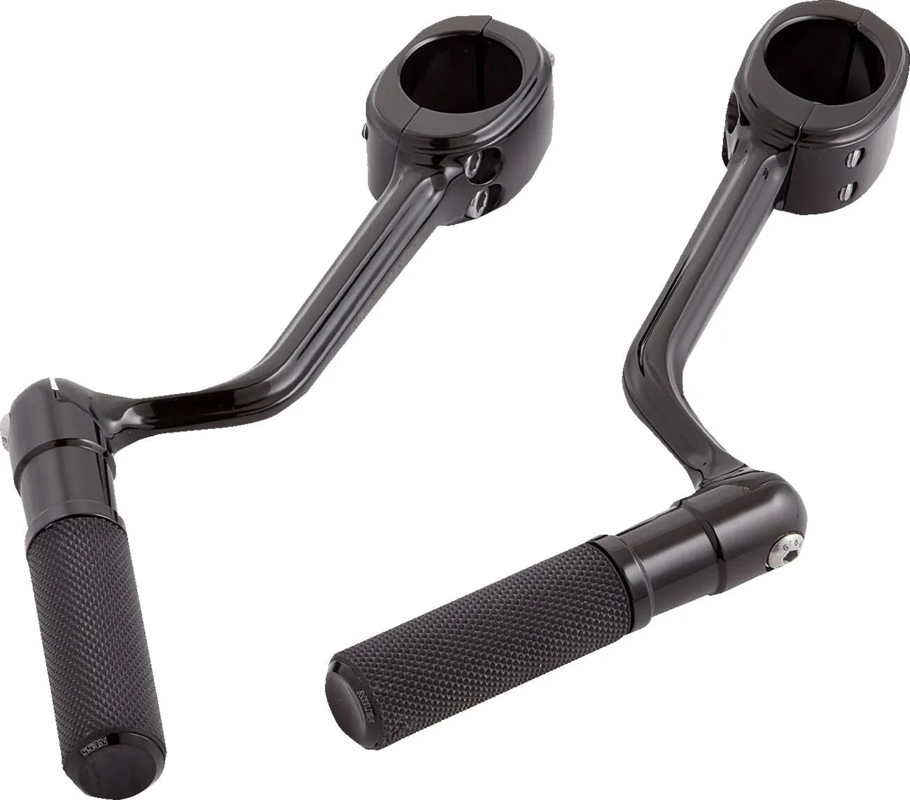Arlen Ness Highway Peg Mounts - Black Anodized
