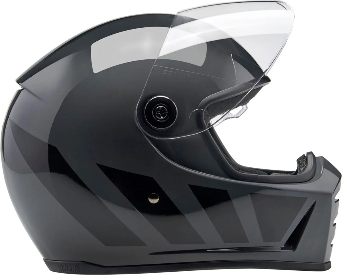 Biltwell Lane Splitter Helmet Gloss Storm Inertia
