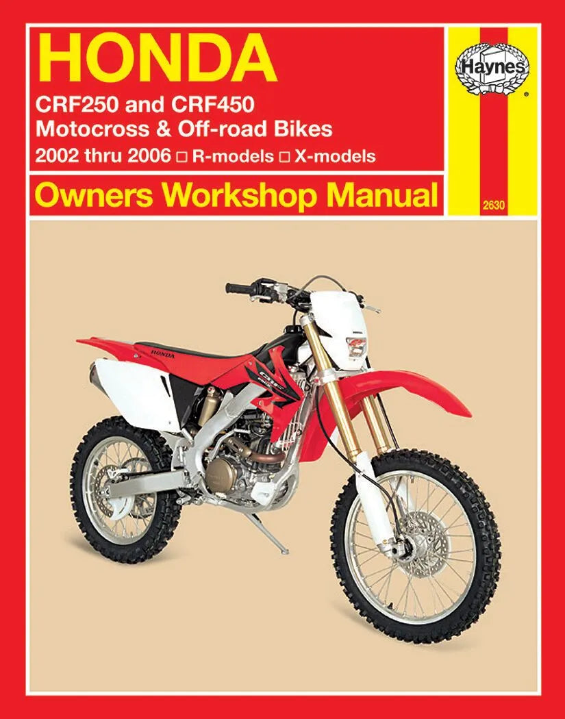 Haynes Repair Manual for Honda CRF250/450