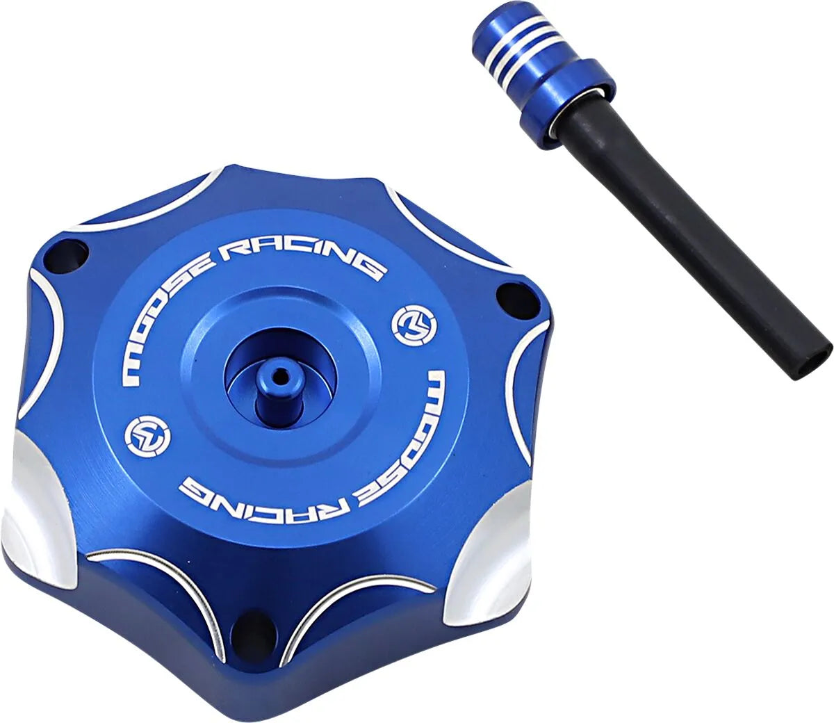 Moose Offroad Aluminum Gas Cap - Blue