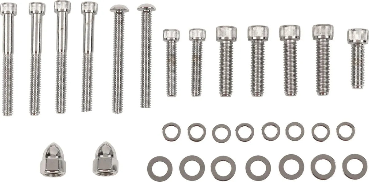Drag Specialties Smooth End Cover Bolt Set for Harley Davidson