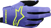 Alpinestars Radar Gloves - Black/Purple/Fluorescent Yellow
