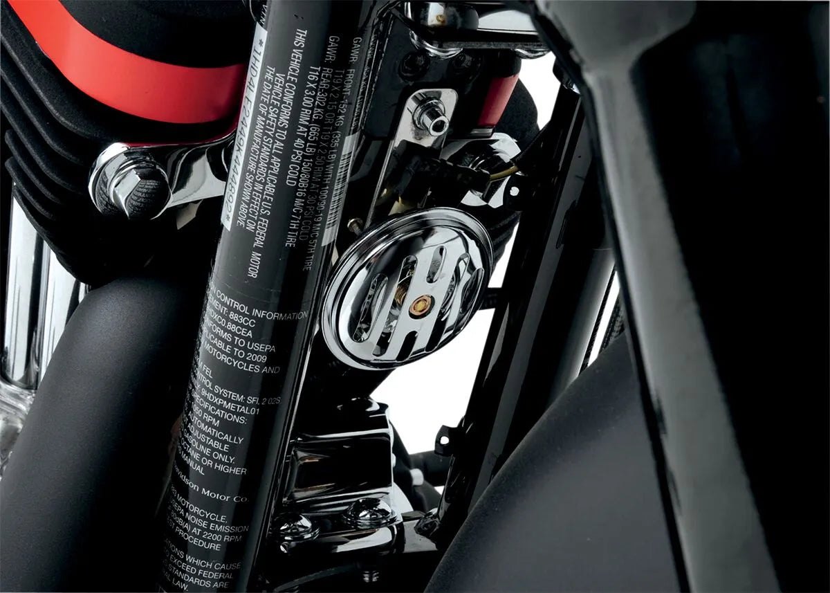 Drag Specialties Chrome Mini Horn - 12v