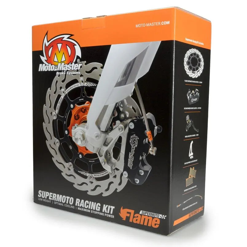 Moto-Master Oversize-Vorderradbremsen-Kit mit Bremssatteladapter