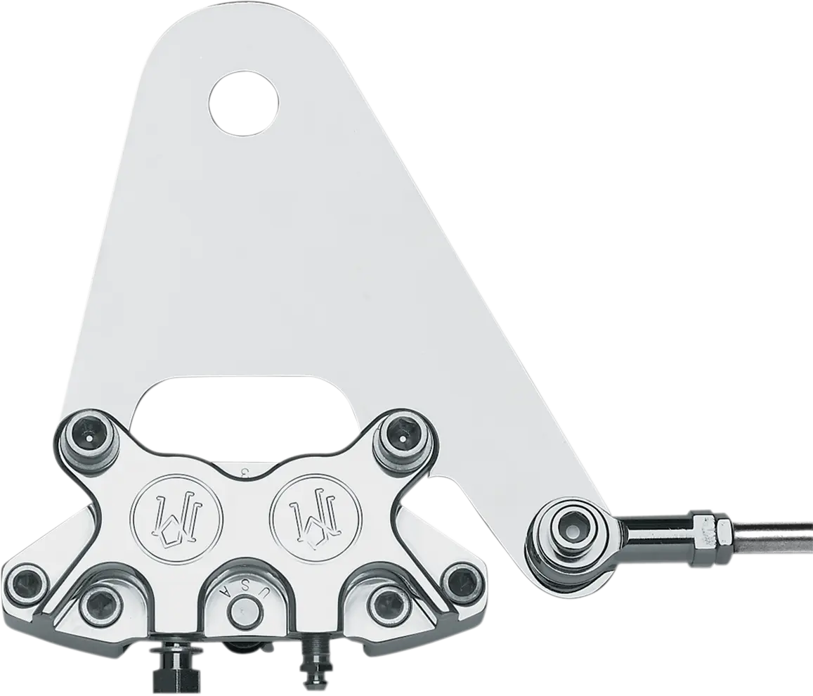 Performance Machine Chrom Hinterradbremssattel Kit 11.5" Rotor