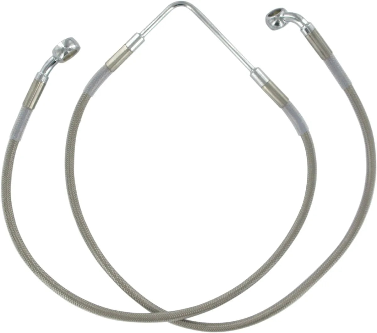 Drag Specialties Edelstahl-Bremsleitungssatz - 49"