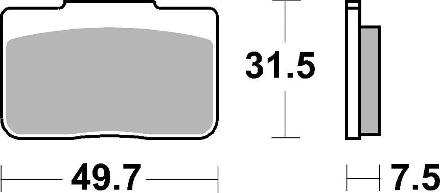 Sbs Ls Street Excel Sintered Rear Brake Pads - Rear
