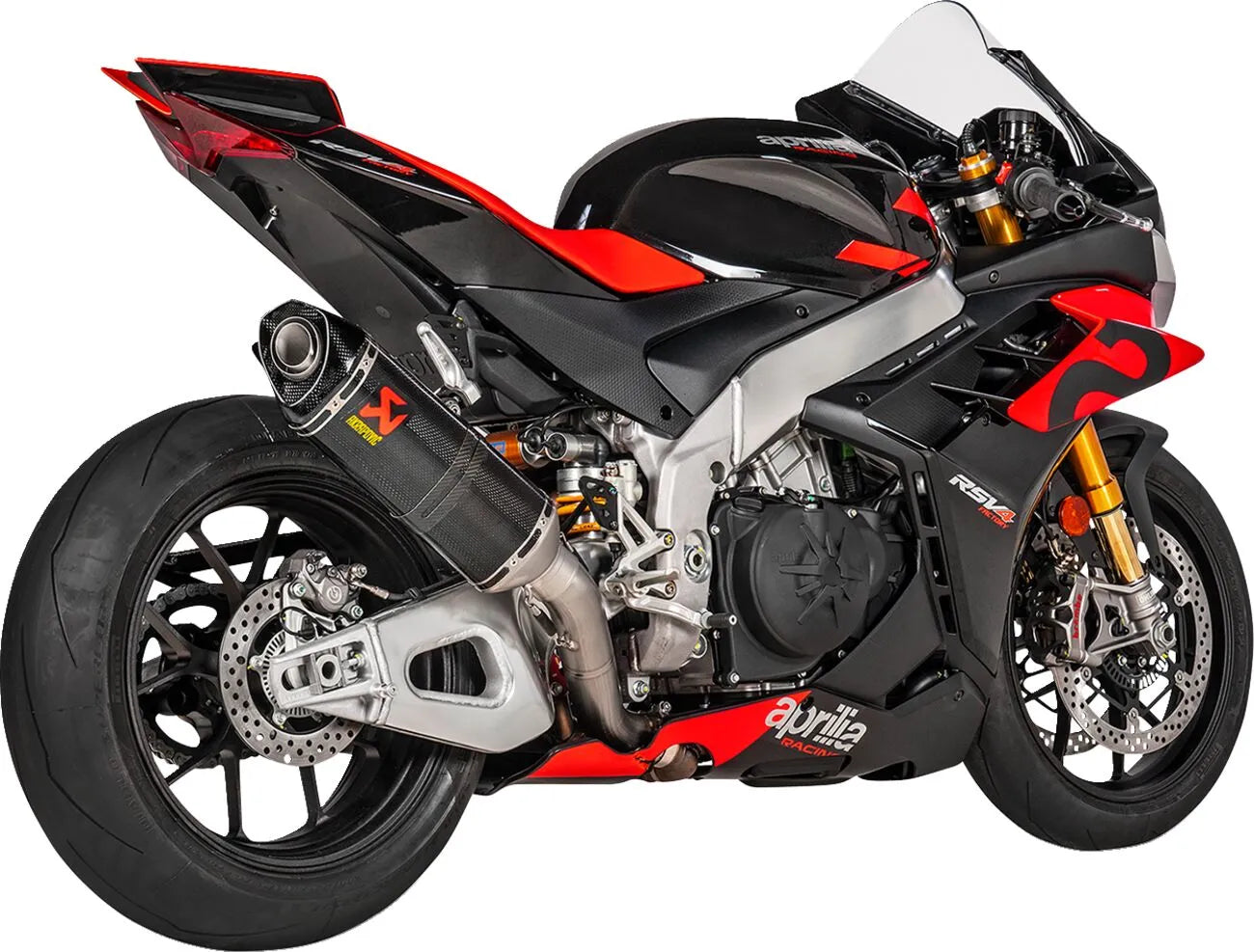 Akrapovic Slip-on Line Schalldämpfer für Aprilia - Carbon Fiber