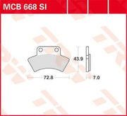 Trw Si Series Sinter-Offroad-Bremsbeläge - Hinten