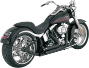Vance & Hines Shortshots Staggered Exhaust System Black