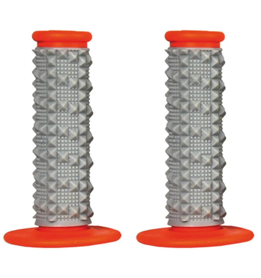 Scar Dual Density Grips - Gray/red