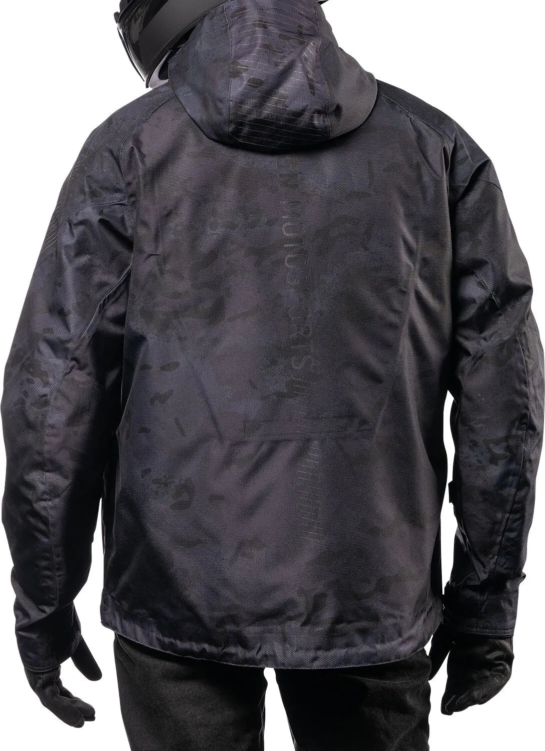 Icon Pdx3™ All Weather Motorcycle Jacket For Men - Black/Camo Gray