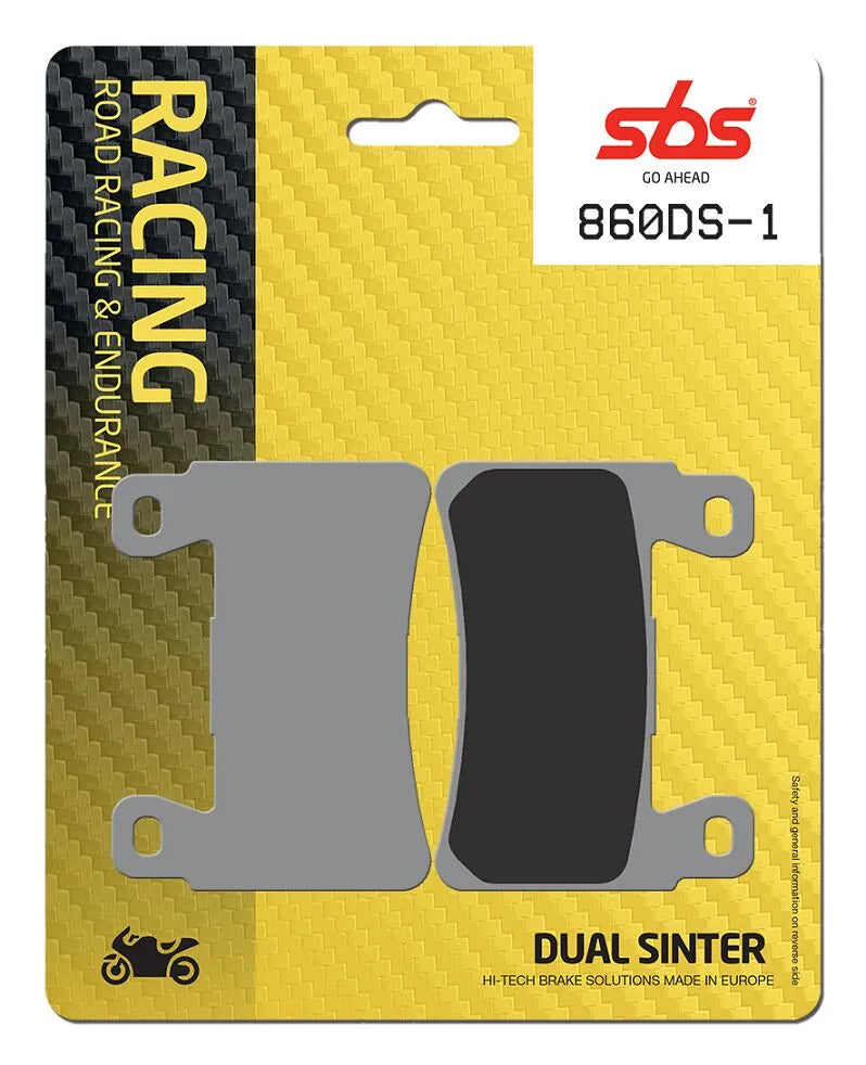 Sbs Ds Racing Dual Sintered Bremsbelagsatz - Vorne