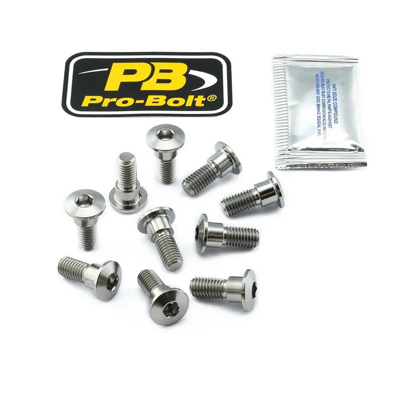 Pro Bolt Titan Bremsrotor-Befestigungsbolzen-Satz