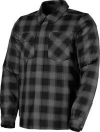 Icon Fallblock Flannel Jacket - Black/Gray