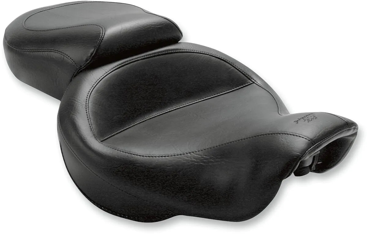 2-Up Mustang Vintage Style Seat - For Harley Davidson