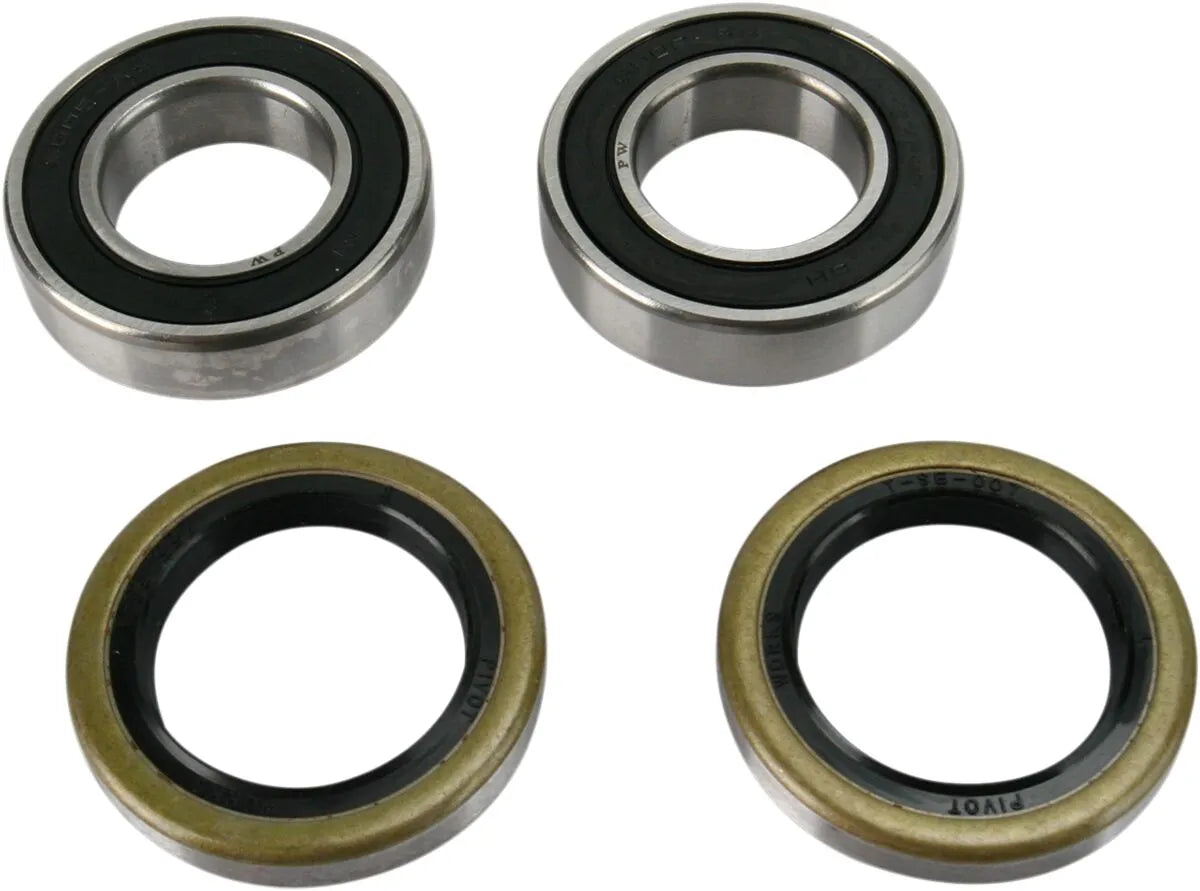 PIVOT WORKS Wheel Bearing and Seal Kit for Rear Wheel