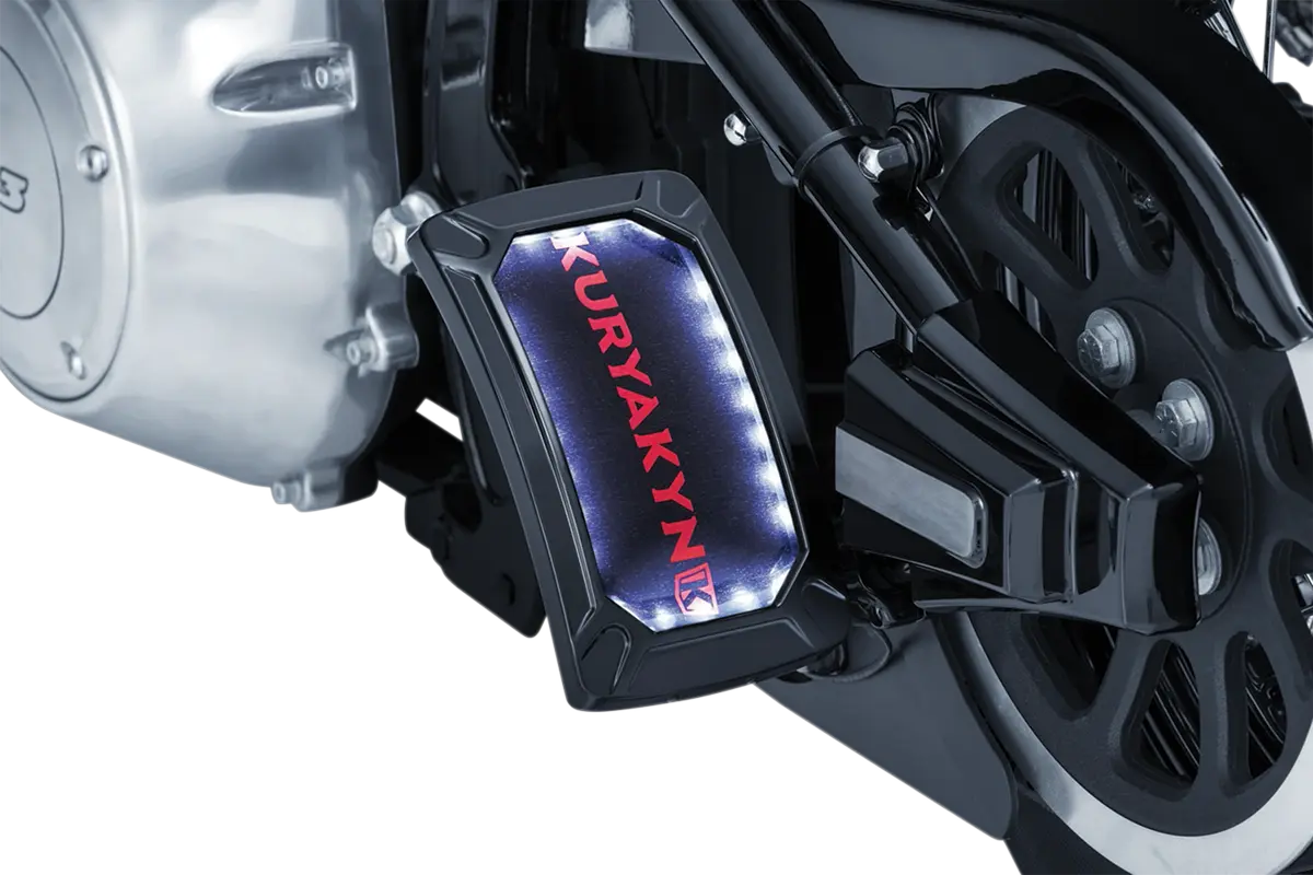 Kuryakyn Nova Curved License Plate Holder