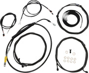 La Choppers Midnight Complete Cable Kit for 18"-20" Handlebars