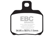 Ebc Sfac Carbon Series Scooter Bremsbeläge