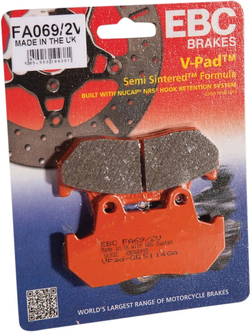 Ebc Fa692 Organic Brake Pads - Superior Stopping Power - Front