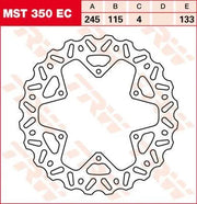 Trw Ec Cross Design Bremsscheibe - Hinten