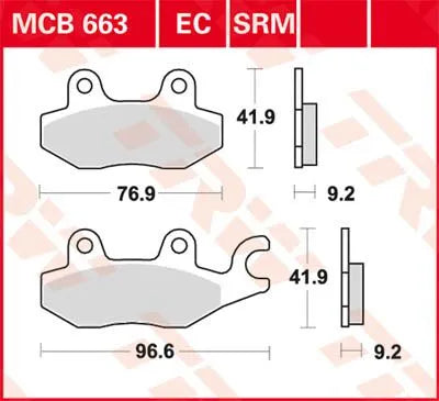 Trw All Round Sintered Metal Brake Pads - Front & Rear