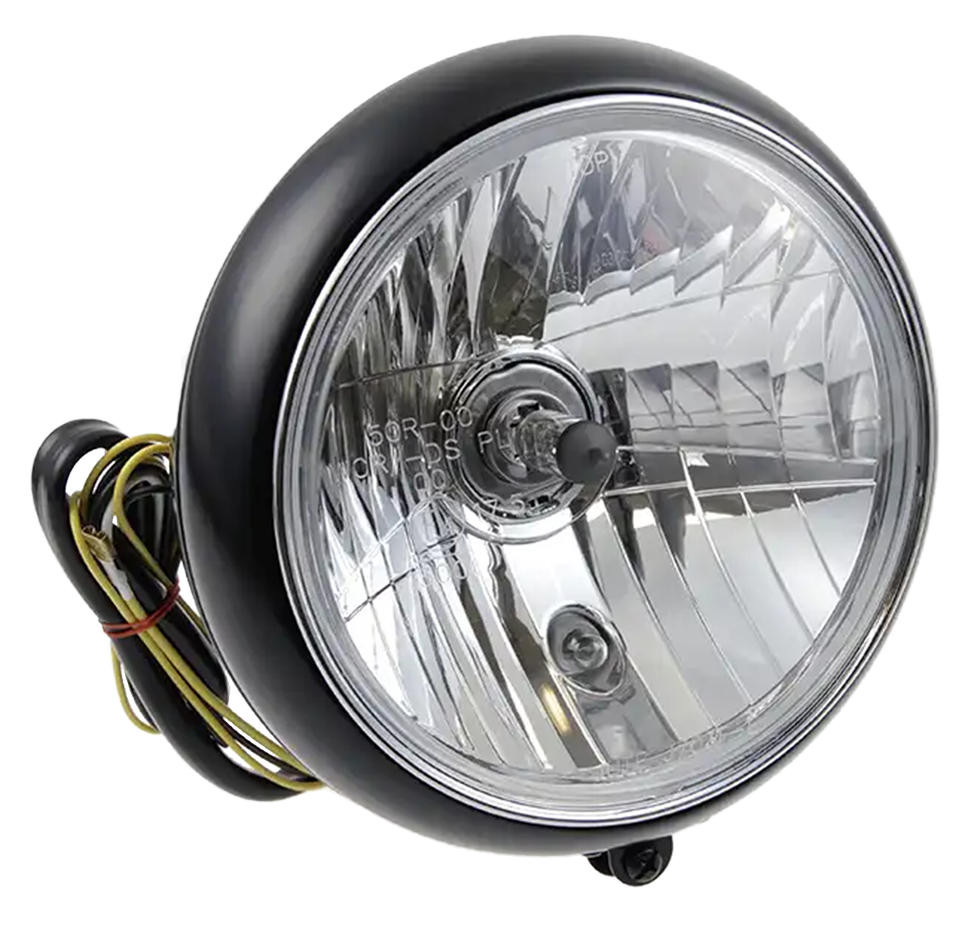 Cult-Werk Bottom Mount 7" Black Headlight – Electric & Light