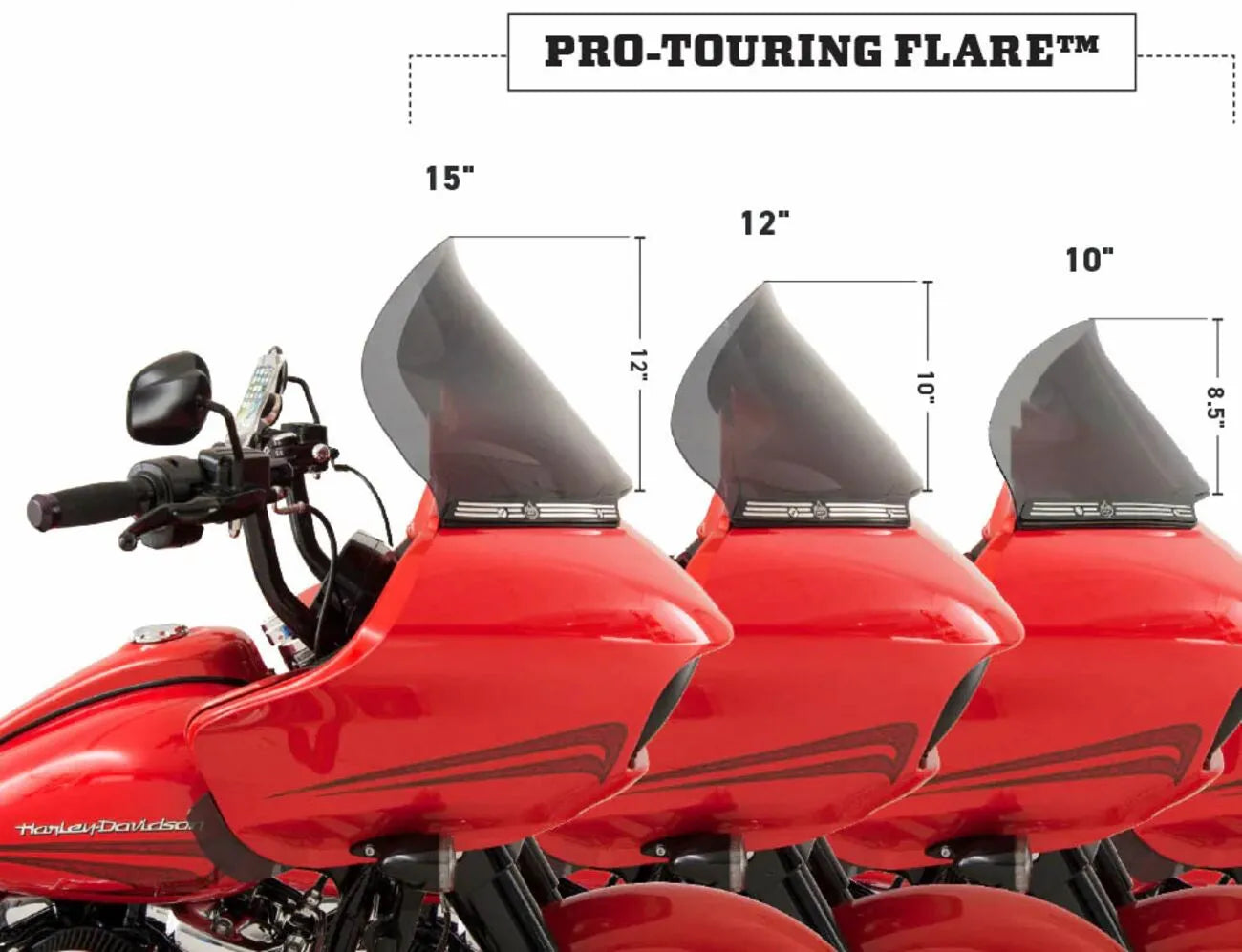 Klock Werks Pro Touring Flare Windshield