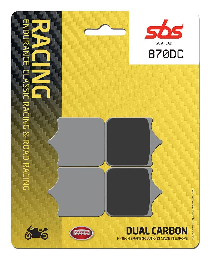 Sbs Dc Racing Dual Carbon Brake Pads For Racing - Front