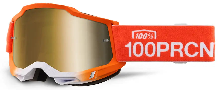 100% Accuri 2 Youth Antwerp True Gold Mirror Lens Goggles