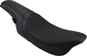 Drag Specialties Predator Seat - Black, Low Profile - For Harley Davidson