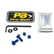Pro Bolt Aluminium Screen Bolt Kit - Blue