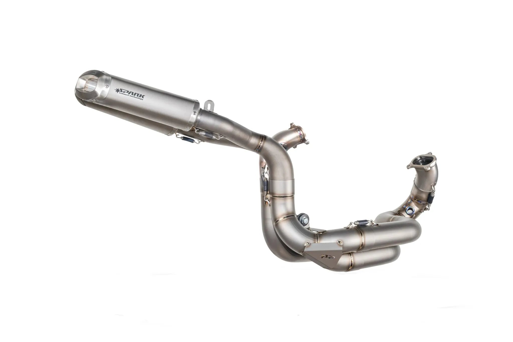 Spark Rechteckiges Voll-Titan-Auspuffsystem