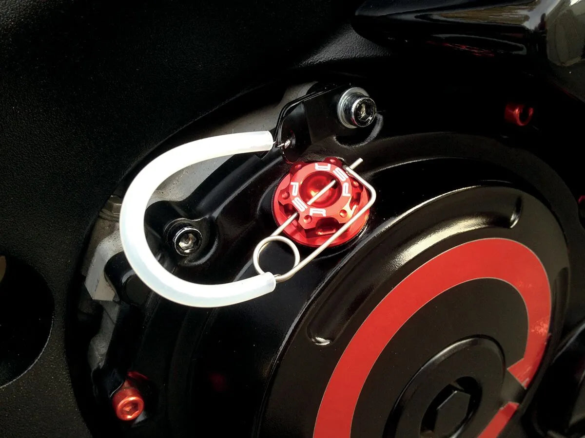 Psr Oil Filler Cap Kit M20 X 1.5 Aluminum Red Anodized