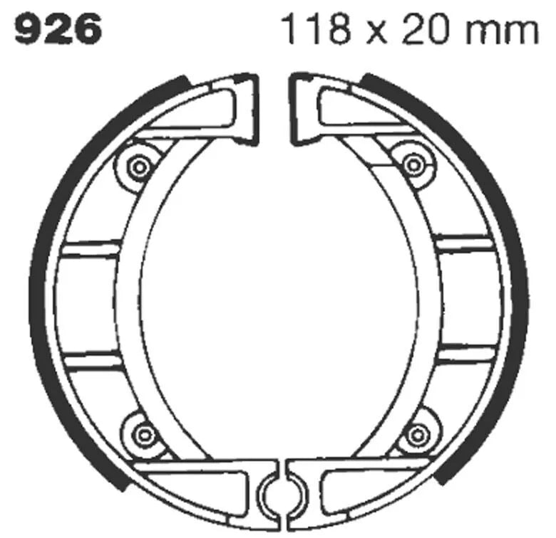 Ebc Standard Bremsbeläge - Organische Basis - Hinten
