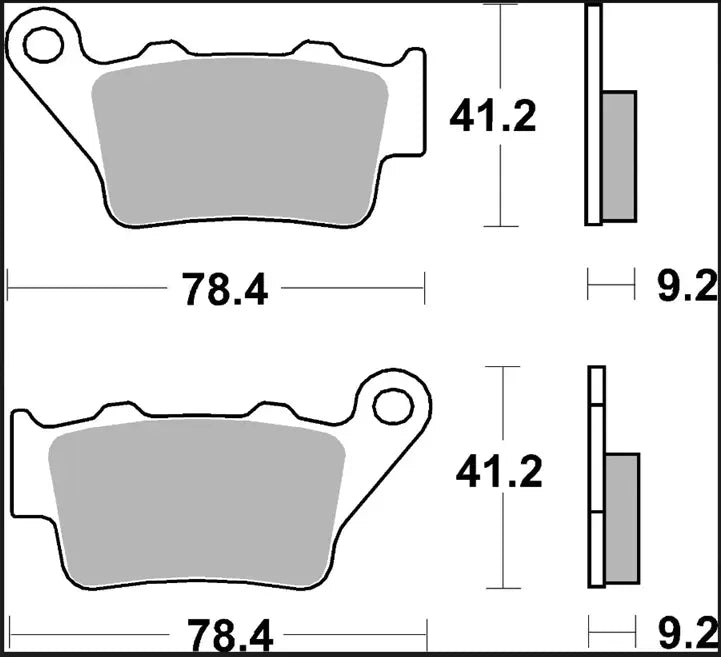 Brembo Xs Sinter Bremsbeläge Für Maxiscooter